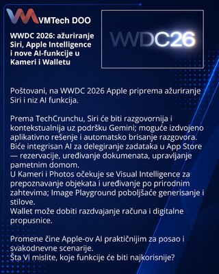 WWDC 2026: Major Siri Update, Apple Intelligence and New AI Features in Camera and Wallet