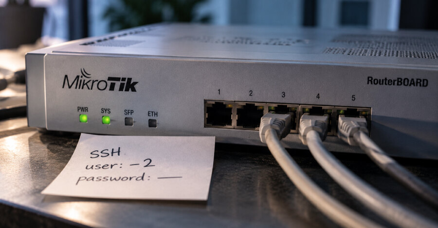 MikroTrick chain exposes unpatched MikroTik RouterOS SSH services