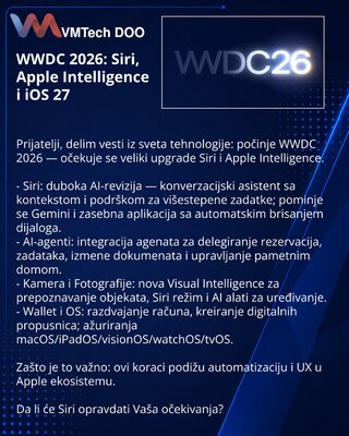 WWDC 2026: Siri, Apple Intelligence i iOS 27