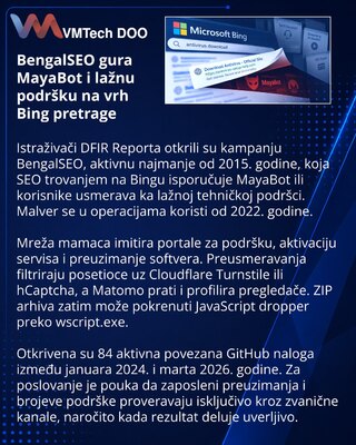 BengalSEO Campaign Uses Bing Results to Spread MayaBot