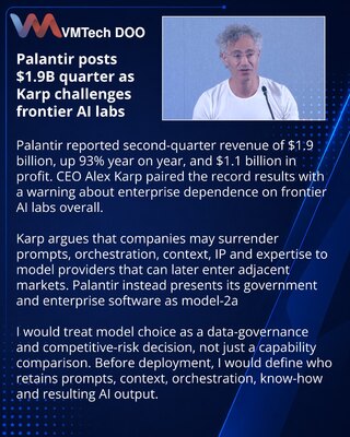 Palantir удвоила квартальную выручку на фоне спроса на AI