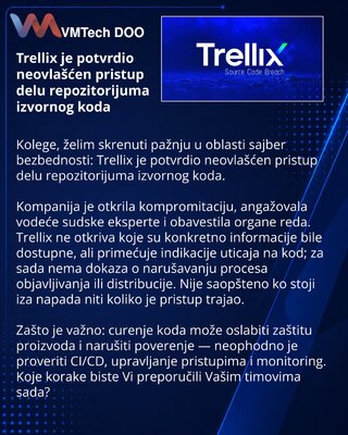 Trellix подтвердил неавторизованный доступ к части репозитория с исходным кодом