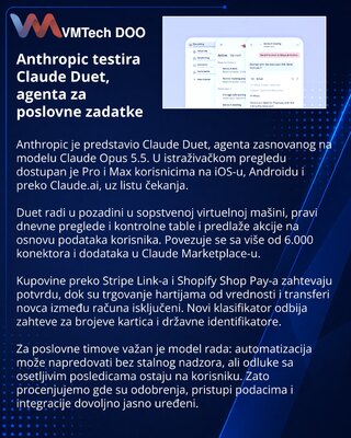 Anthropic представила Claude Duet для автоматизации рабочих задач