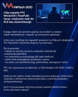Cl0p napada PTC Windchill i FlexPLM: lanac ranjivosti vodi do RCE bez autentikacije