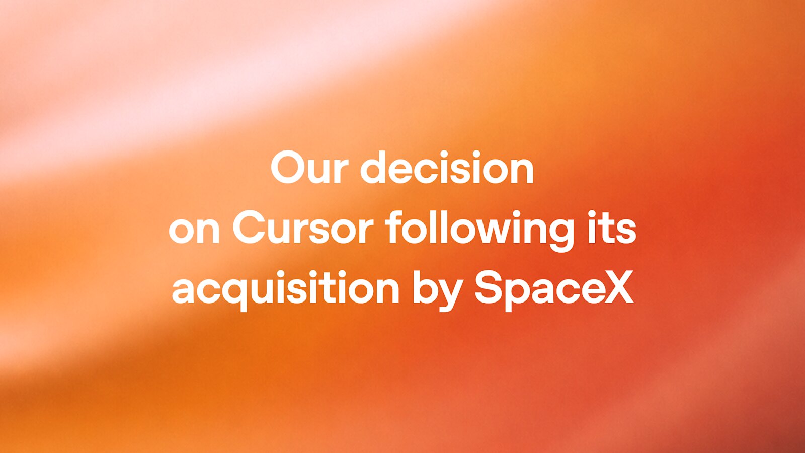 OpenAI прекратит поставки моделей в Cursor после сделки со SpaceX