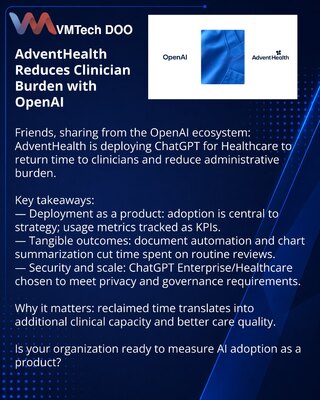 AdventHealth сокращает нагрузку врачей с помощью OpenAI