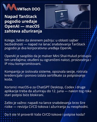 TanStack Supply‑Chain Attack Impacts OpenAI Devices — macOS Requires Updates