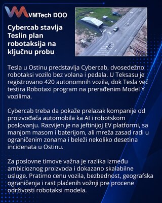 Cybercab становится ключевой проверкой роботакси-стратегии Tesla