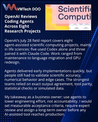 OpenAI: coding agents ускоряют модернизацию научного ПО, но не заменяют экспертную проверку
