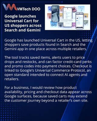 Google makes Universal Cart available to US shoppers