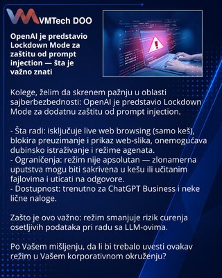 OpenAI представила Lockdown Mode для защиты от prompt injection — что важно знать