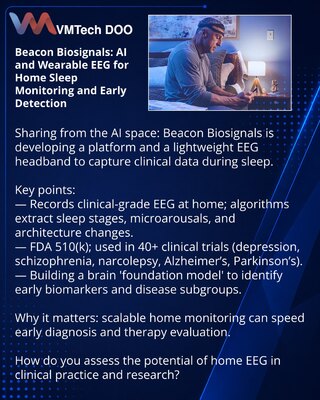 Beacon Biosignals: ИИ и носимая ЭЭГ для домашнего мониторинга сна и ранней диагностики