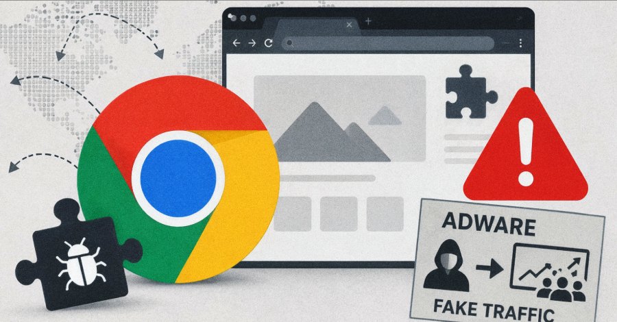 152 расширения Chrome (105K установок) распространяли адваре и подделывали трафик