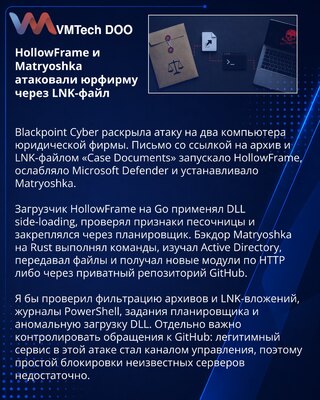 HollowFrame isporučuje Matryoshka backdoor kroz lažna dokumenta predmeta