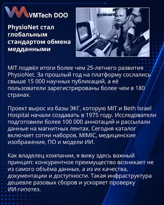 Как PhysioNet превратил базу ЭКГ MIT в мировую инфраструктуру медицинских данных