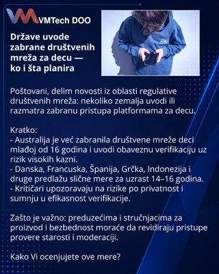 Države uvode zabrane društvenih mreža za decu — ko i šta planira