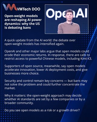 Open-weight modeli menjaju odnos snaga u AI: zašto SAD raspravljaju o zabranama