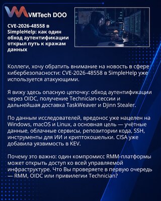 CVE-2026-48558 u SimpleHelp: kako je jedan zaobilaženje autentifikacije otvorilo put ka krađama podataka