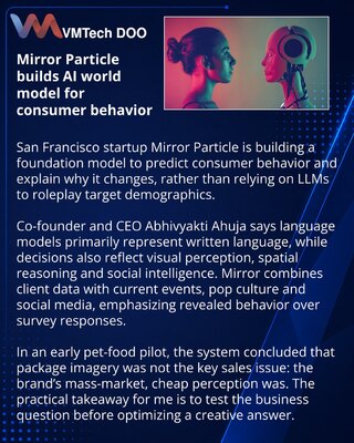 Mirror Particle создаёт модель для прогнозирования поведения потребителей