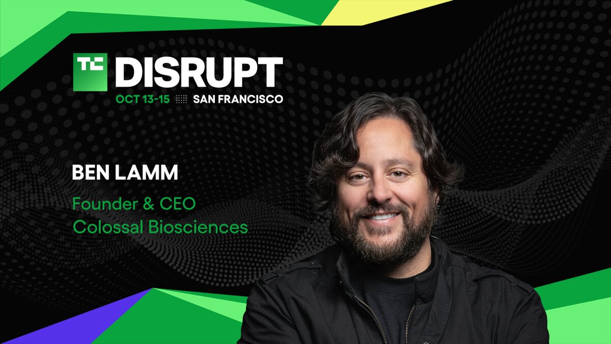 Ben Lamm to discuss AI and de-extinction at TechCrunch Disrupt 2026