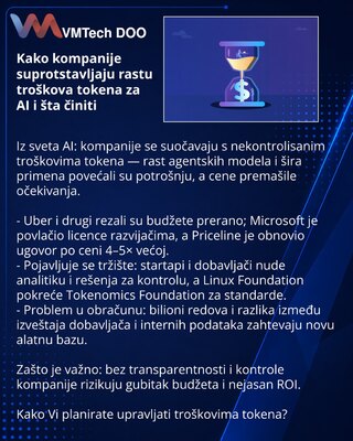 Kako kompanije suprotstavljaju rastu troškova tokena za AI i šta činiti