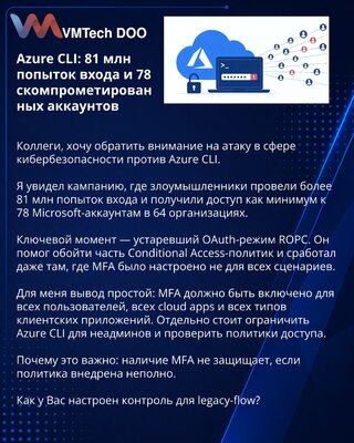 Azure CLI: 81 million login attempts and 78 compromised accounts