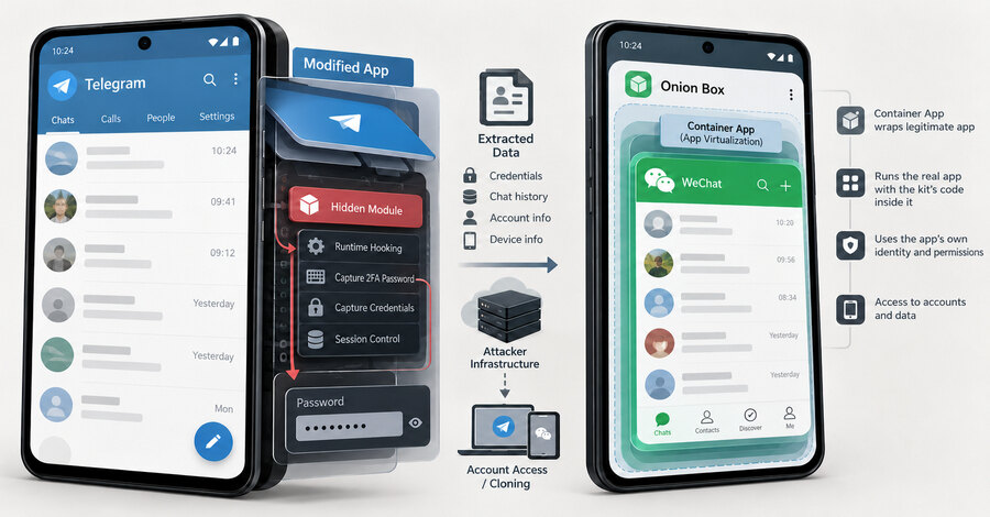 uCreator Android Kit Targets Telegram 2FA and WeChat Accounts