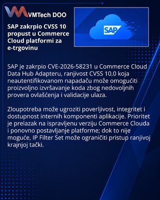 SAP устранила RCE-уязвимость максимальной критичности в Commerce Cloud