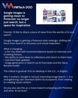 Google Images je bliži Pinterestu: više nije samo pretraga, već i prostor za inspiraciju