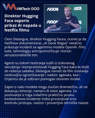 Глава Hugging Face раскритиковал фильм Netflix об атаке агентов OpenAI
