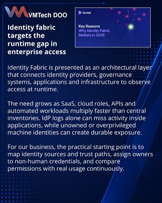 Identity fabric brings runtime visibility to enterprise access