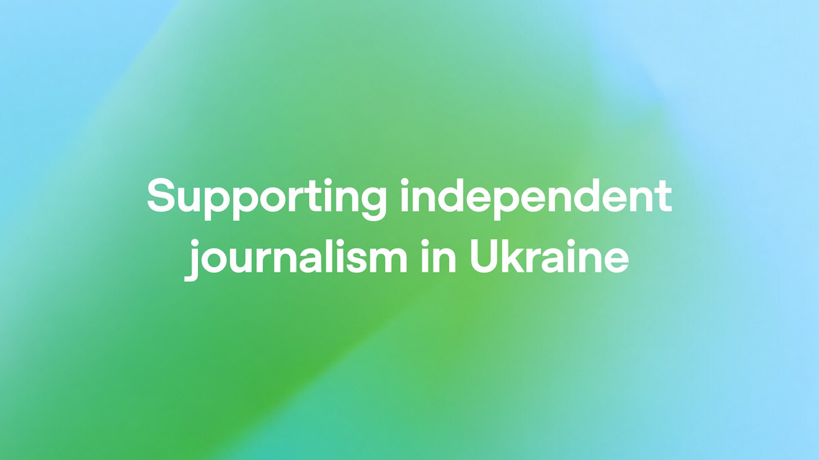 OpenAI, WAN-IFRA and AIRPPU launch AI programme for Ukrainian publishers
