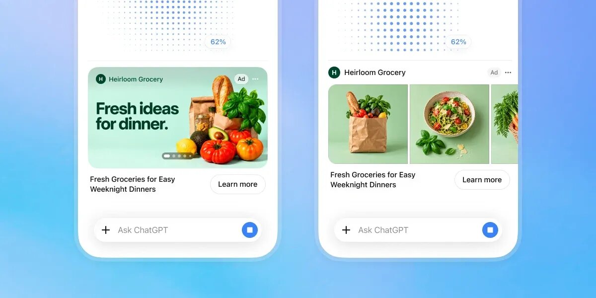 OpenAI Adds Visual Ads Next to ChatGPT Image Results