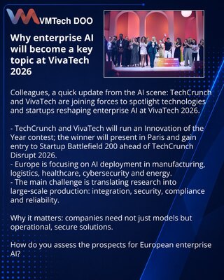 Zašto će enterprise AI postati ključna tema VivaTech 2026