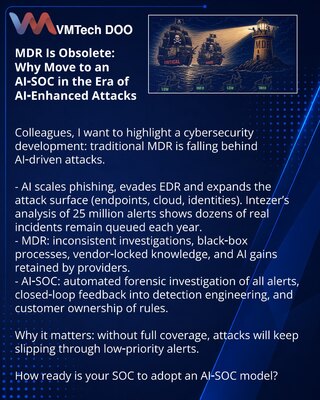MDR Is Obsolete: Why Move to an AI‑SOC in the Era of AI‑Enhanced Attacks