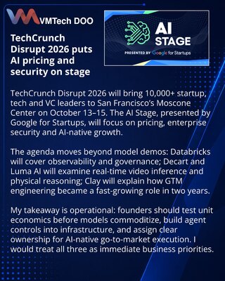 TechCrunch Disrupt 2026 stavlja cene, bezbednost i AI prodaju u prvi plan