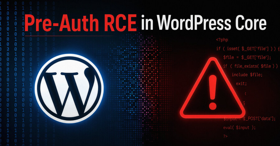Коллеги, хочу обратить внимание на критическую уязвимость WordPress core: anonymous запрос может привести к RCE