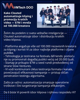 Как Clouted автоматизирует клиппинг и продвижение коротких видео — $7M и сеть из 100k создателей