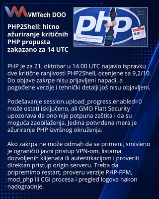 PHP выпустит патч для двух критических RCE-уязвимостей