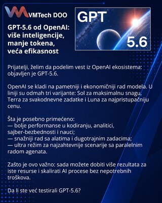 GPT-5.6 от OpenAI: больше интеллекта, меньше токенов, выше эффективность