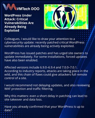 WordPress Under Attack: Critical Vulnerabilities Are Already Being Exploited
