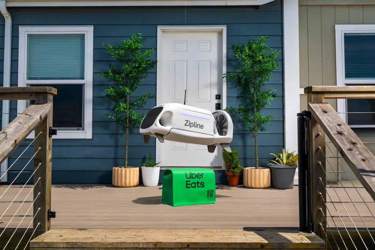 Uber Eats uvodi Zipline dronove i cilja milion dostava dnevno