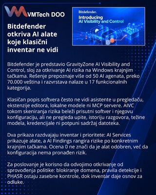 Bitdefender добавила контроль ИИ-агентов и MCP-серверов в GravityZone