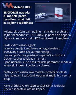 ENCFORGE napada AI modele preko Langflow: novi rizik za sajber bezbednost