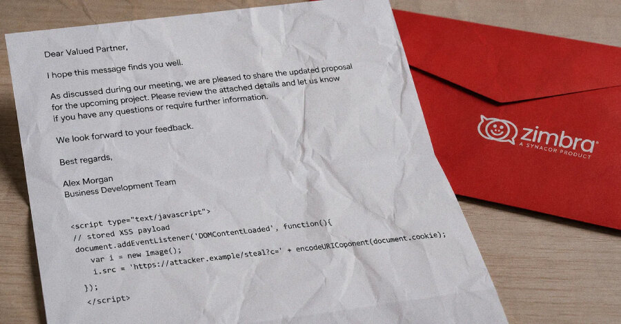 Kritična XSS ranjivost u ZimbrI može pokretati zlonamerni kod u korisničkoj sesiji