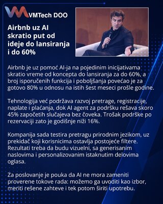 Airbnb ubrzava razvoj funkcija uz AI i testira novu pretragu