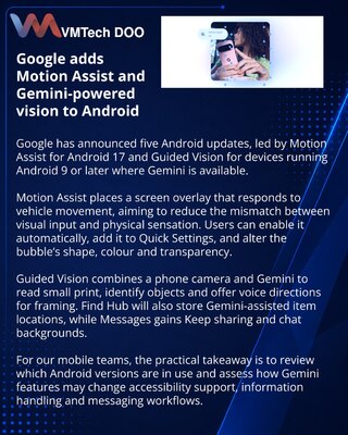 Google rolls out Motion Assist and Gemini accessibility tools for Android