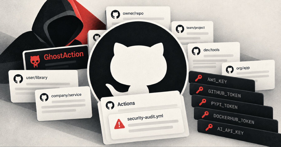 GhostAction campaign targets 30,000 GitHub repositories