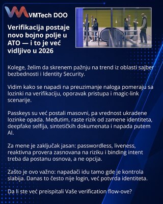 Verifikacija postaje novo bojno polje u ATO — i to je već vidljivo u 2026