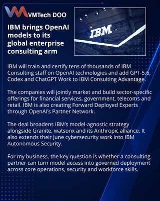 IBM i OpenAI šire AI ponudu za velike poslovne sisteme